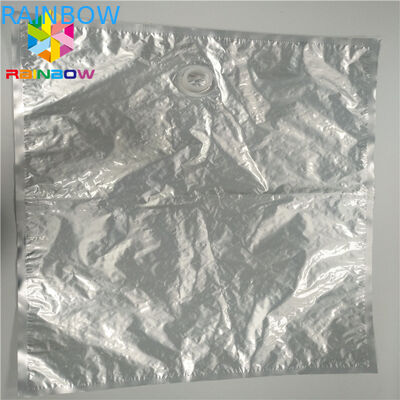 Ukuran Kustom 20L Bib Foil Kemasan Tas Untuk Penyimpanan Jus Minuman Air Minum