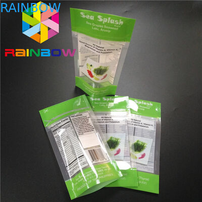 Biodegradable Aluminium Foil Stand Up Pouch Kemasan Bath Crumble Salt Body Bag