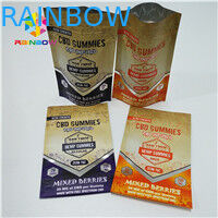 Long Lifespan Foil Pouch Packaging Heat Seal 1 / 8oz 1 / 2oz 1oz CBD Gummies Bag