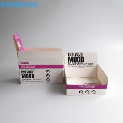 Kotak Karton Kraft Ramah Lingkungan Kemasan Ritel Lipat Untuk Cokelat