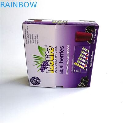 Daur Ulang Kemasan Kotak Kertas Lipat, Ukuran Disesuaikan Tampilan Kotak Kertas Untuk Buah