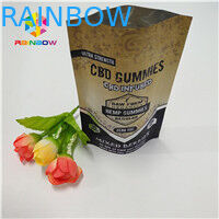 Doypack k Kantong Aluminium Foil Premium CBD Kemasan Teh Bunga Rami Bukti Bau Kantong Tahan Anak