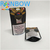 Doypack k Kantong Aluminium Foil Premium CBD Kemasan Teh Bunga Rami Bukti Bau Kantong Tahan Anak