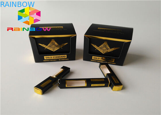 Mix Color Paper Box Packaging Proses Embossing Hot Stamping Bergelombang Lipat