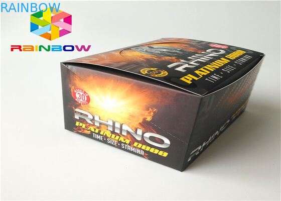 Mix Color Paper Box Packaging Proses Embossing Hot Stamping Bergelombang Lipat