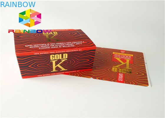 Mix Color Paper Box Packaging Proses Embossing Hot Stamping Bergelombang Lipat