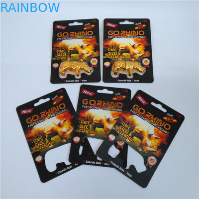Penggunaan Perangkat Keras Kemasan Kartu Blister Go RHINO Hole Capsule Container Daur Ulang Kertas