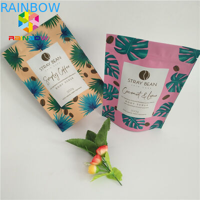 Kopi Scrub Kemasan Stand Up Bags K Aluminium Foil Body Bath Salt Packing Pouch