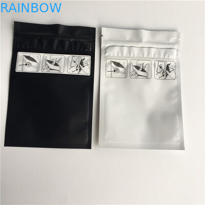 Tas Kemasan Segel Panas Untuk Anak-Anak Ziplock Dicetak Mylar Aluminium Foil Kantung Berjajar