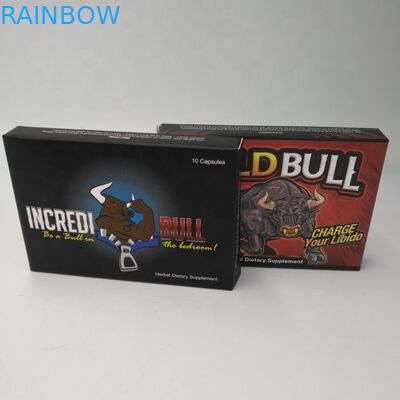 Kemasan Kantong Kustom Lipat 300gsm Karton 7 Hari 2 Hari Kotak Pil