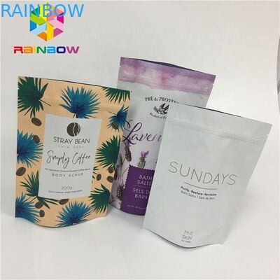 3 Lapisan Topeng Laminasi Kosong Aluminium Foil Tas Kosmetik Masker Pouch Ditutup Kembali