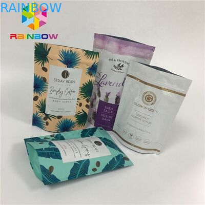 3 Lapisan Topeng Laminasi Kosong Aluminium Foil Tas Kosmetik Masker Pouch Ditutup Kembali