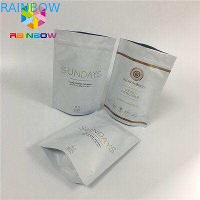 3 Lapisan Topeng Laminasi Kosong Aluminium Foil Tas Kosmetik Masker Pouch Ditutup Kembali