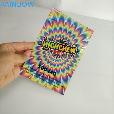 3.5g Kustom Mylar Bags Aluminium Foil Kemasan Untuk Gulma / Herbal / Pil