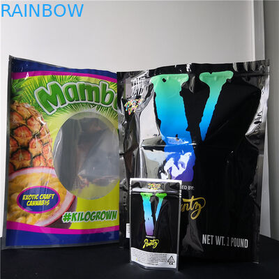 Bau Plastik Bukti Stand Up Pouch Bunga Mylar Packaging Bags Ditutup Kembali