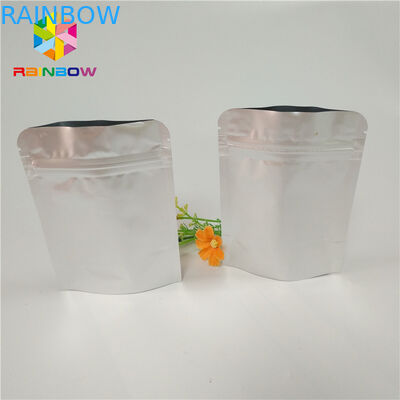 Moisture Proof Stand Up Zipper Pouch Tas Ziplock Doypack Mylar Daur Ulang Dengan Sudut Bulat