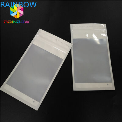 Moisture Proof Stand Up Zipper Pouch Tas Ziplock Doypack Mylar Daur Ulang Dengan Sudut Bulat