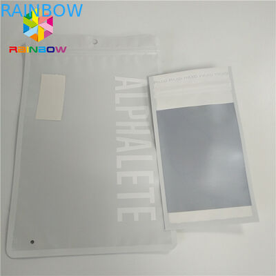 Moisture Proof Stand Up Zipper Pouch Tas Ziplock Doypack Mylar Daur Ulang Dengan Sudut Bulat