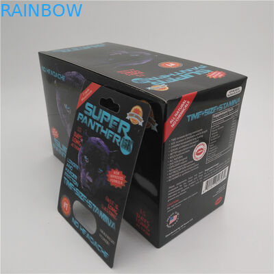 Geser Masukkan Kartu Blister Kemasan Bahan PET Untuk Pil Peningkatan Pria