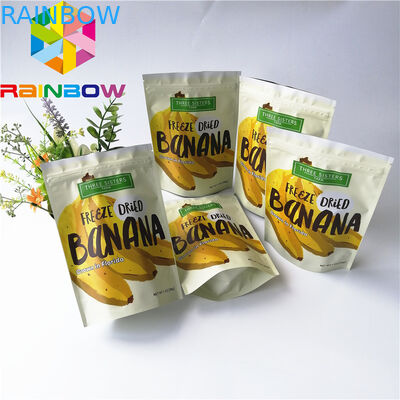 Logo Kustom Kantong Plastik Kemasan Glossy Foil Gulma Benih Mylar Zipper Doypack Bags