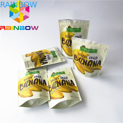 Logo Kustom Kantong Plastik Kemasan Glossy Foil Gulma Benih Mylar Zipper Doypack Bags