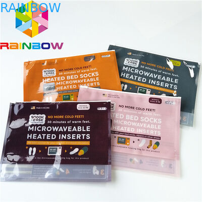 Mens Pakaian Garmen Kantong Plastik Kemasan Stand Up Sliding Zipper Bag Custom