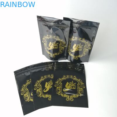 Kantong Plastik Biodegradable Kemasan CBD Gulma Aluminium Foil Ziplock Tas Rami Medis