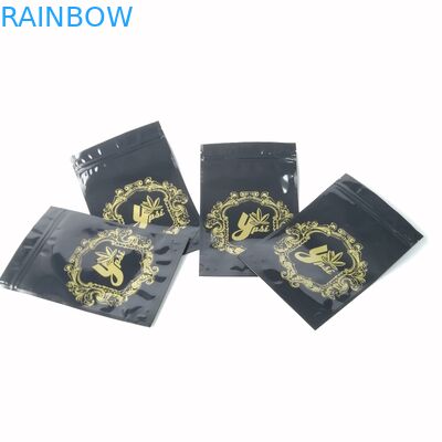 Kantong Plastik Biodegradable Kemasan CBD Gulma Aluminium Foil Ziplock Tas Rami Medis