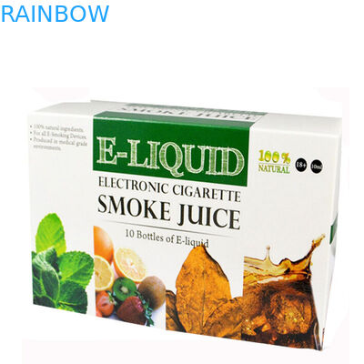 Kemasan Kotak Kertas Lipat 10ml 15ml 30ml CBD Oil E Liquid Bottle Sticker