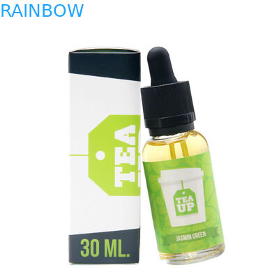 Kemasan Kotak Kertas Lipat 10ml 15ml 30ml CBD Oil E Liquid Bottle Sticker
