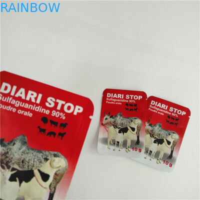 Maroko Makanan Hewan Peliharaan Kantong Gravure Pencetakan 10g Makanan Anjing Kemasan Kelembaban Bukti