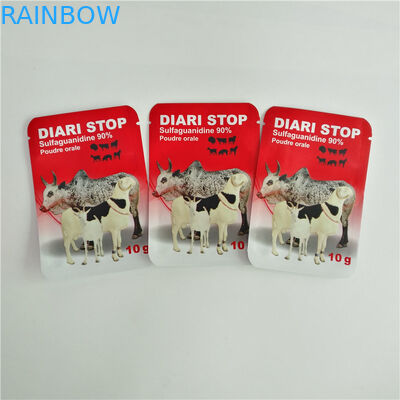 Maroko Makanan Hewan Peliharaan Kantong Gravure Pencetakan 10g Makanan Anjing Kemasan Kelembaban Bukti