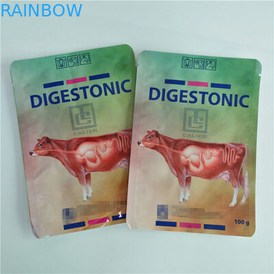 Nigeria Disesuaikan Mencetak Tas Kemasan Makanan 100g 150g Rempah-rempah Paket Silsilah