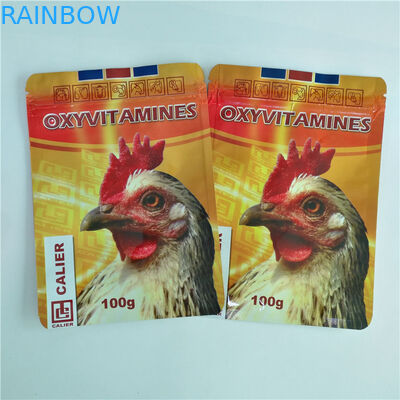 Nigeria Disesuaikan Mencetak Tas Kemasan Makanan 100g 150g Rempah-rempah Paket Silsilah