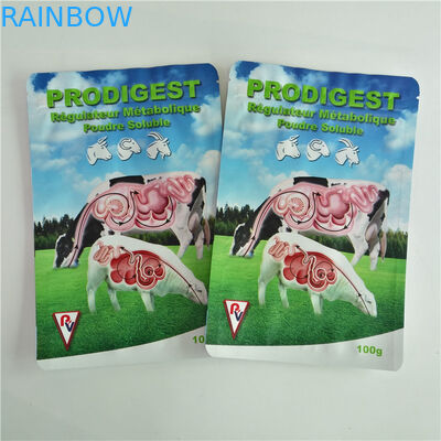 Nigeria Disesuaikan Mencetak Tas Kemasan Makanan 100g 150g Rempah-rempah Paket Silsilah