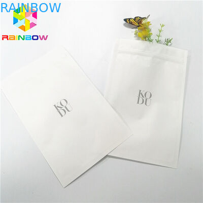 Grease Proof Kustom Dicetak Stand Up Kantong Kacang Buah Kering Kemasan Daur Ulang