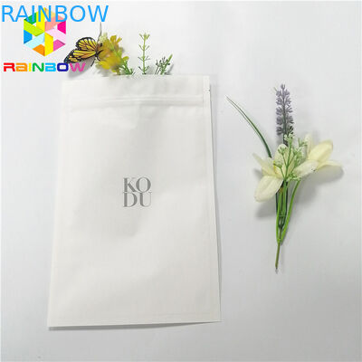 Grease Proof Kustom Dicetak Stand Up Kantong Kacang Buah Kering Kemasan Daur Ulang