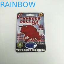 Kotak Blister Kemasan Kertas Kartu Badak Kertas Yang Dapat Didaur Ulang Untuk Peningkatan Seksual Pria