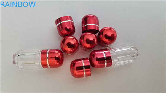 Botol plastik bening, Pil botol Bottless Rhino wadah tutup logam berwarna-warni untuk kartu 3D