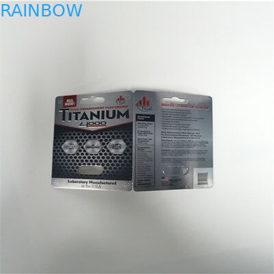 Poseidon Sex Pill Blister Kartu Kemasan Stiff Rox Sex Enhancer Pack Kertas Daur Ulang