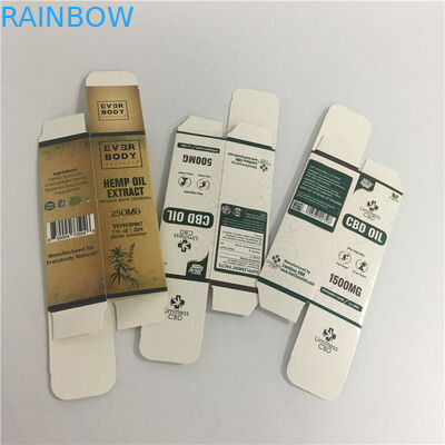 Penjualan panas kemasan kotak kertas vape pena cartridge kotak kertas karton putih