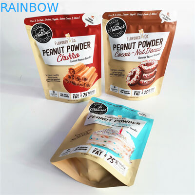 8oz Bubuk Aluminium Foil Kantong Bukti Kelembaban Disesuaikan Untuk Kemasan Makanan