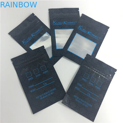 Cookies yang Dapat Dipulihkan Kembali Tiga Sisi Kantong Mylar Ziplock Bag Rotogravure Printing