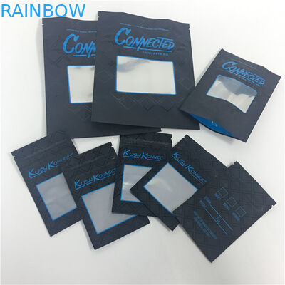 Doypack Herbal Dupa Kemasan Ziplock Berdiri Kantong Untuk Tembakau CBD