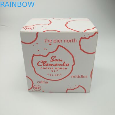 Bahan Kertas Food Grade Kotak Penyimpanan Karton Ukuran Disesuaikan Desain Kue Pengantin