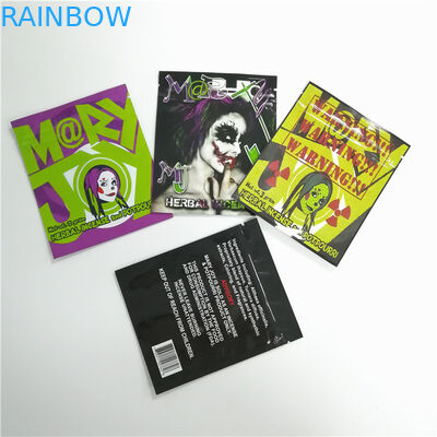 Food Grade Aluminium Foil Stand Up Pouch Ditutup Kembali Permen Cbd Gummy Bears Packaging