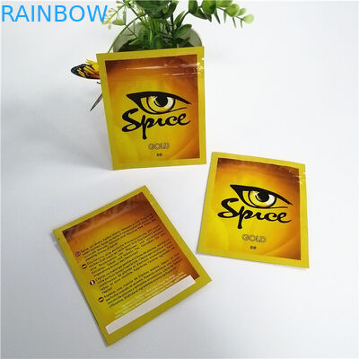 Food Grade Aluminium Foil Stand Up Pouch Ditutup Kembali Permen Cbd Gummy Bears Packaging