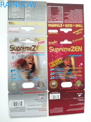 Premier Zen / Rhino 13 Pills Paper Box Packaging Pria Enhancer Capsule Packing