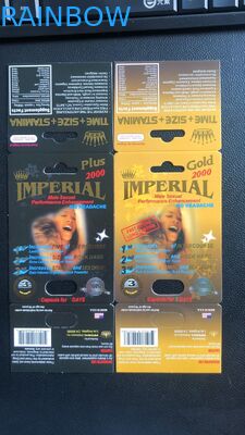 Premier Zen / Rhino 13 Pills Paper Box Packaging Pria Enhancer Capsule Packing