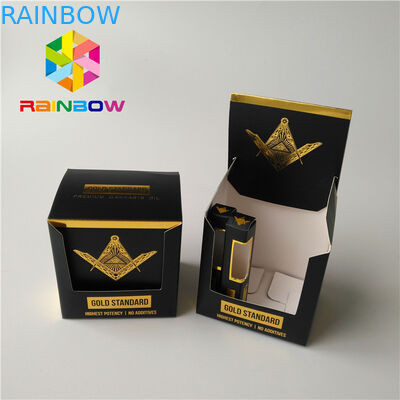 Desain Disesuaikan Cbd Vape Cartridge Mylar Bags Kemasan Matte Surface Finish